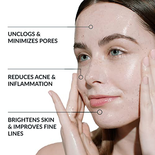 Naeli Aha Bha Exfoliating Face Wash 10 Percent Glycolic Acid And Salicylic Acid Cleanser Anti Aging Acne And Wrinkle Reducing Facial