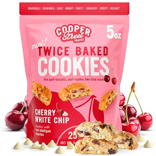 Cooper Street Bakery White Chunk Michigan Cherry Cookies 5 Oz