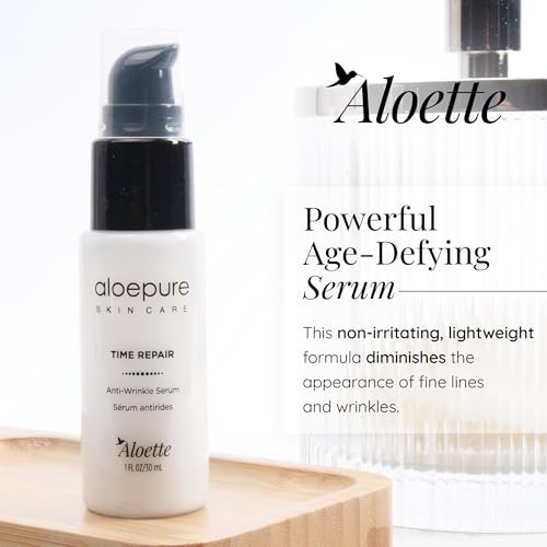 Aloette Time Repair Anti Wrinkle Serum Age Defying Face Serum