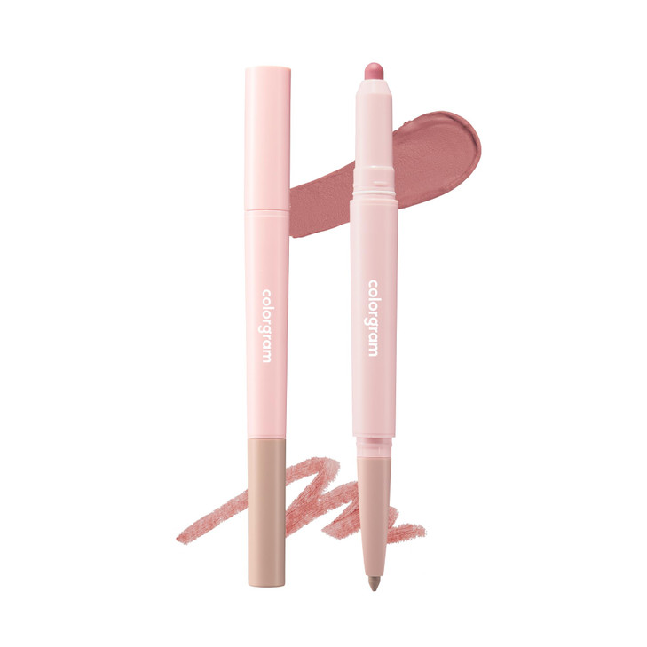 COLORGRAM All In One Over-Lip Maker 02 Cool Pink | Versatile Lip Liner & Contour with Natural Shades, Matte finish, Bigger and Fuller Lips, Plumping