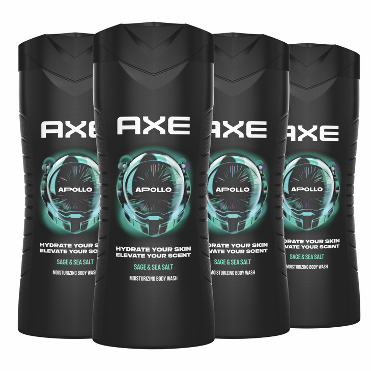 Axe Sage And Cedarwood Body Wash Apollo 4 Count 16 Fl Oz