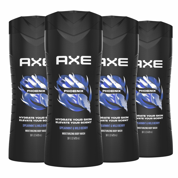 Axe Body Wash Phoenix 16 Fl Oz 4 Count