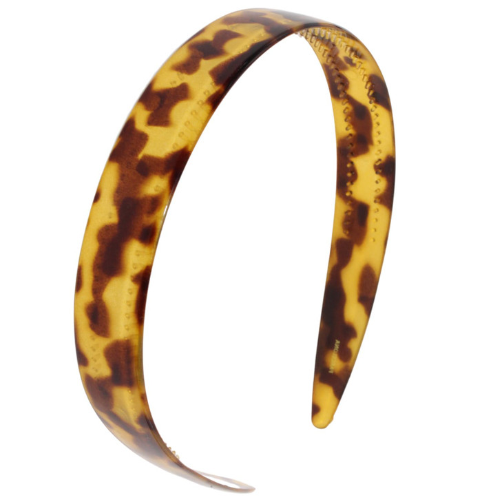 Parcelona French Wide 3 Per 4 Cellulose Acetate Headband Women Hair Accessories Made In France Savana 3 Per 4