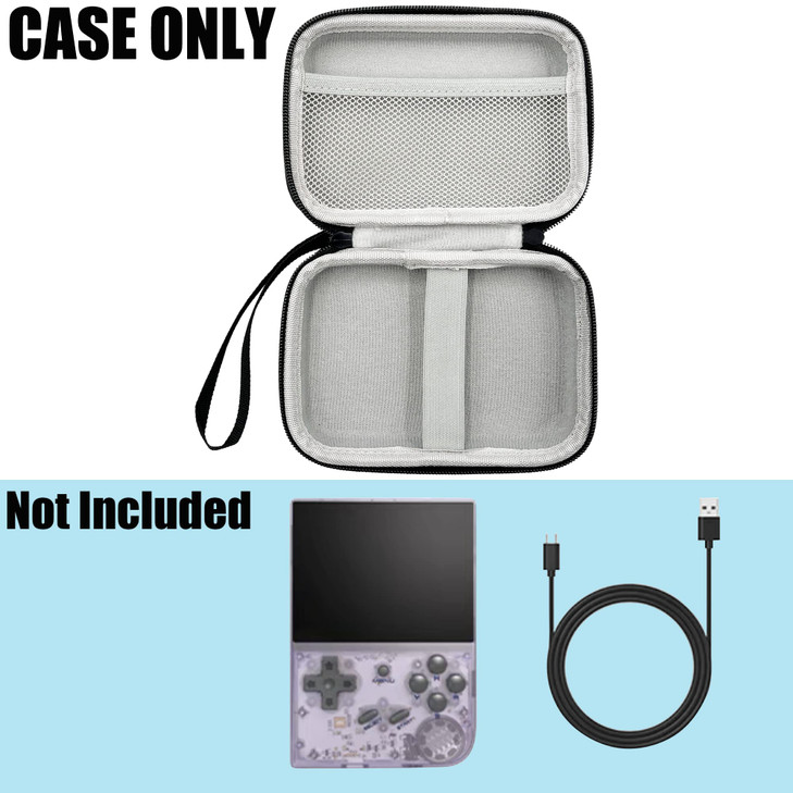 LeoTube Carrying Case for RG35XX, Storage Travel Holder Compatible with Portable Game Console Accessories