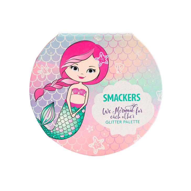 Lip Smacker Sparkle And Shine Eyeshadow Makeup Palette Mermaid Palette Shimmer Christmas Make Up Collection Holiday Present Gift For Girls