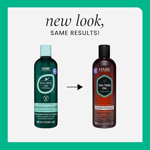 Hask Tea Tree And Rosemary Oil Scalp Care Conditioner 12 Fl Oz