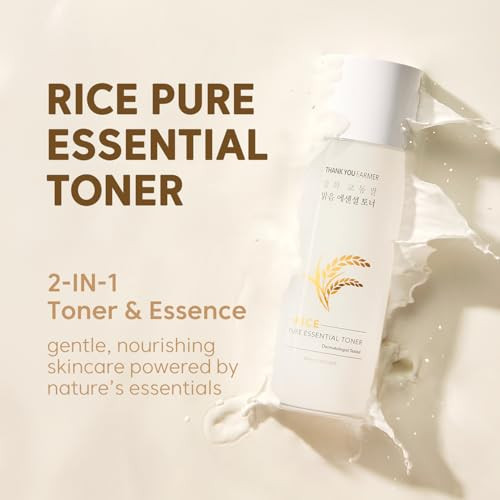 Thankyou Farmer Rice Toner Hydrating Korean Milky Face Toner 7.03 Fl Oz