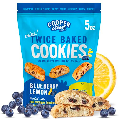 Cooper Street Bakery Lemon Blueberry Cookies 5 Oz
