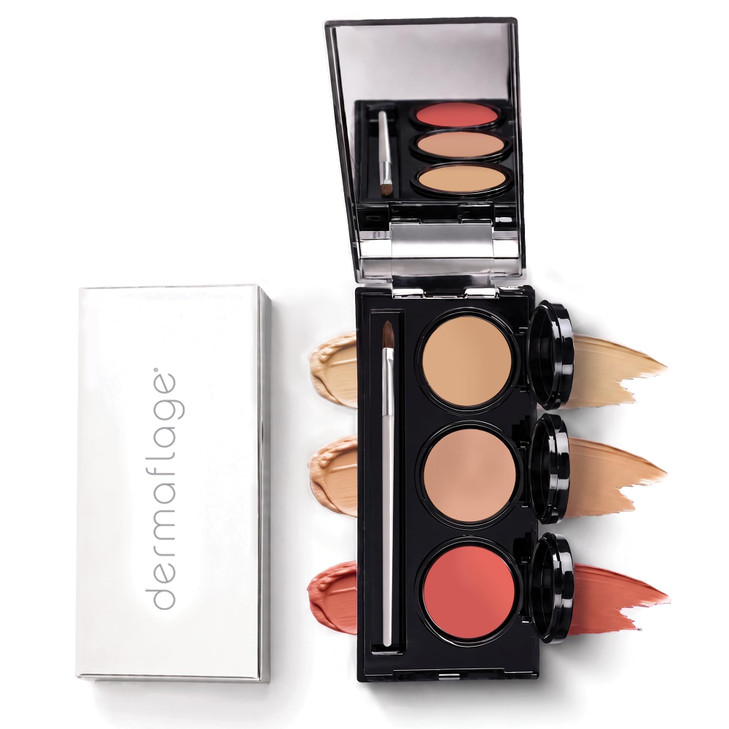 Dermaflage Tattoo Cover Up Makeup Waterproof Concealer Palette Fair