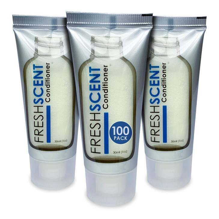 Freshscent Conditioner 1Oz 100 Pack Hotel Travel Size Bulk Amenities And Toiletries For Hospitality