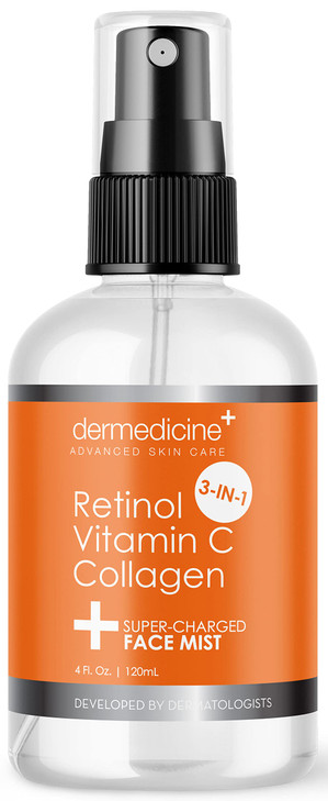 Anti Aging Face Mist With Retinol Vitamin C Collagen 4 Fl Oz 120 Ml