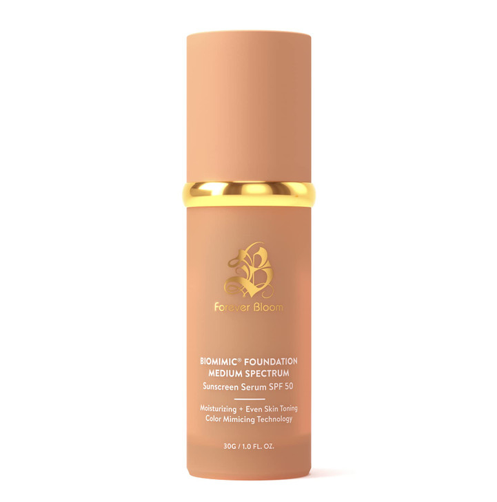 Forever Bloom Biomimic 4 In 1 Color Changing Foundation Spf 50 Medium