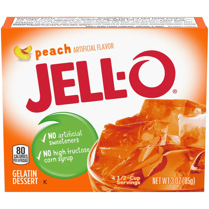 Jell O Gelatin Dessert Peach Pack Of 2