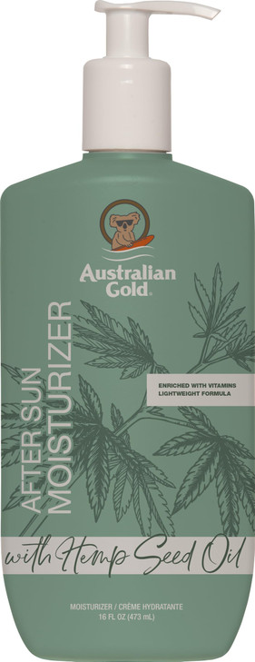 Australian Gold After Sun Body Lotion Hemp Seed Oil Moisturizer 16 Fl Oz
