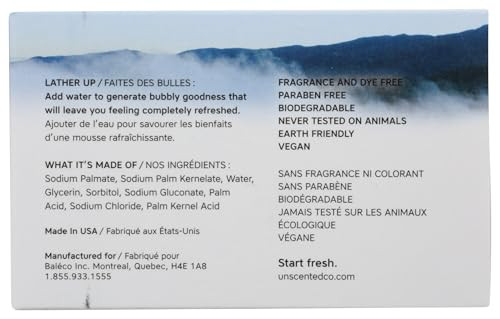 The Unscented Company Unscented Soap Bar 4.2 Oz