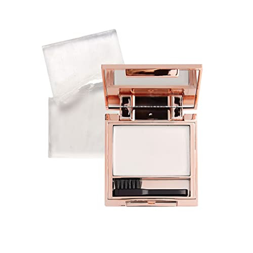 Makeup Revolution Soap Styler Eyebrow Wax Soap Kit Long Lasting Feathered And Fluffy Brows Includes Eyebrow Brush And Mirror 5G