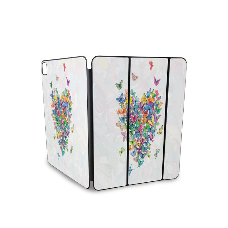 Glossy Glitter Skin Compatible with Apple Smart Folio for iPad Pro 13-inch (M4) 2024 - Wildheart - Premium 3M Vinyl Protective Wrap Decal Cover - Eas