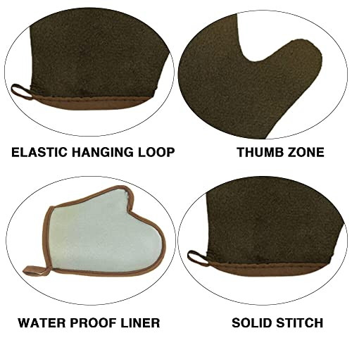 4 Pack Self Tanning Mitt Applicator Kit Reusable And Washable Brown