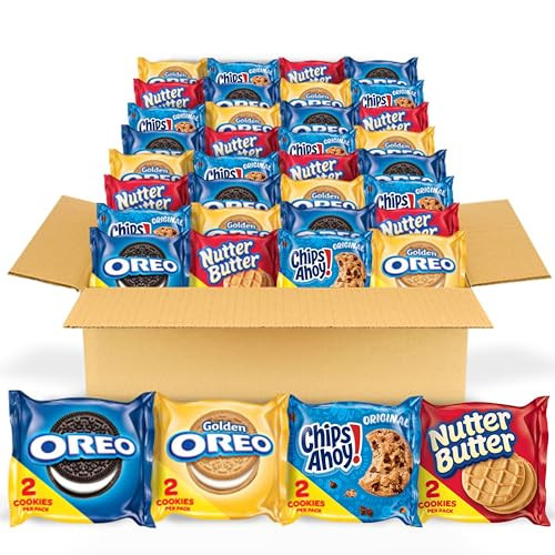 Oreo Chips Ahoy And Nutter Butter Cookie Snacks Variety Pack 56 Ct