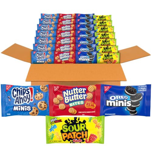 Nabisco Cookies And Candy Variety Pack 4 Flavors 32 Snack Packs
