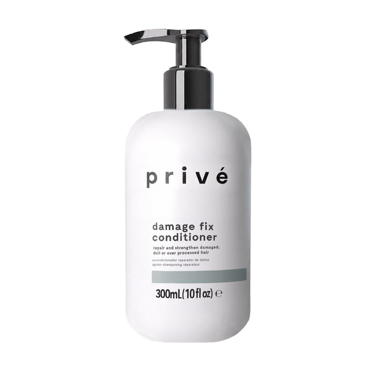 Prive Damage Fix Conditioner Repairs Dry And Over Processed Hair From Within Protects Future Additional Smooths Frizz Restores Shine