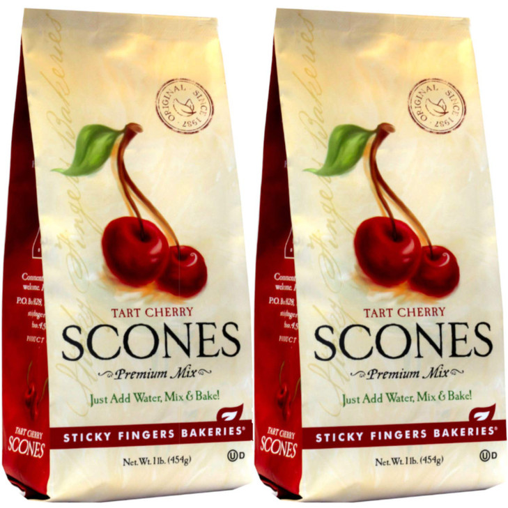 English Scone Mix Tart Cherries By Sticky Fingers Bakeries Easy To Make English Scones Fresh Baked Makes 12 Scones 2Pk