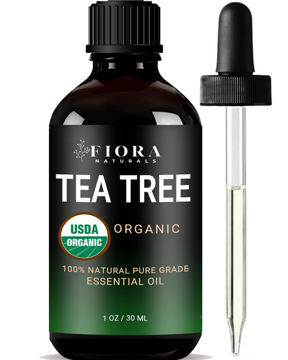 Fiora Naturals Tea Tree Oil 100 Percent Pure Organic Tea Tree Essential Oil 1 Oz