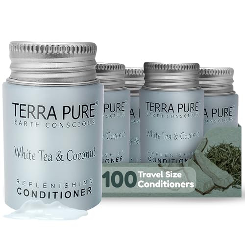 Terra Pure 100 Count 1 Oz Conditioner Bulk Travel Size Hotel Toiletries