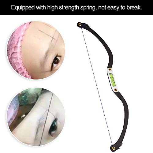 Professional Brow Mapping Tool Kit Eyebrow Ruler And Measuring String With Sponge And Peel Off Pencil Microblading Eyebrow Design Tool