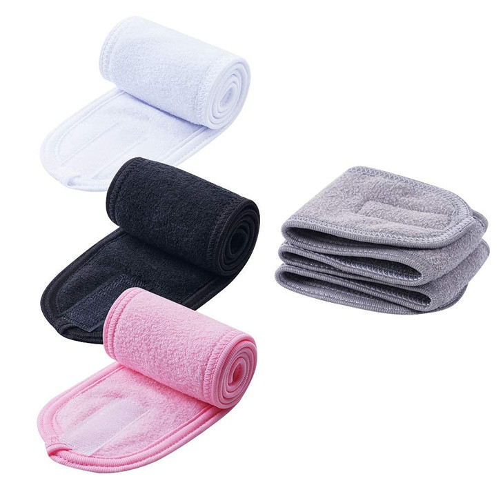 4 Pcs Facial Spa Headband Makeup Skincare Headbands For Washing Face