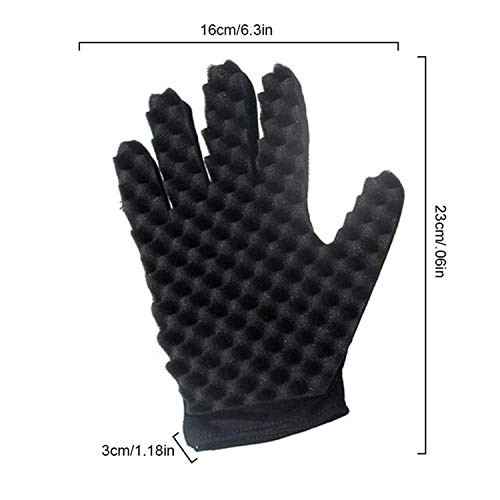 Airlxf Magic Curly Sponge Gloves Curl Hair Wave Tutorial For Barbers Twist Brush Styling Tool And Hair Brush