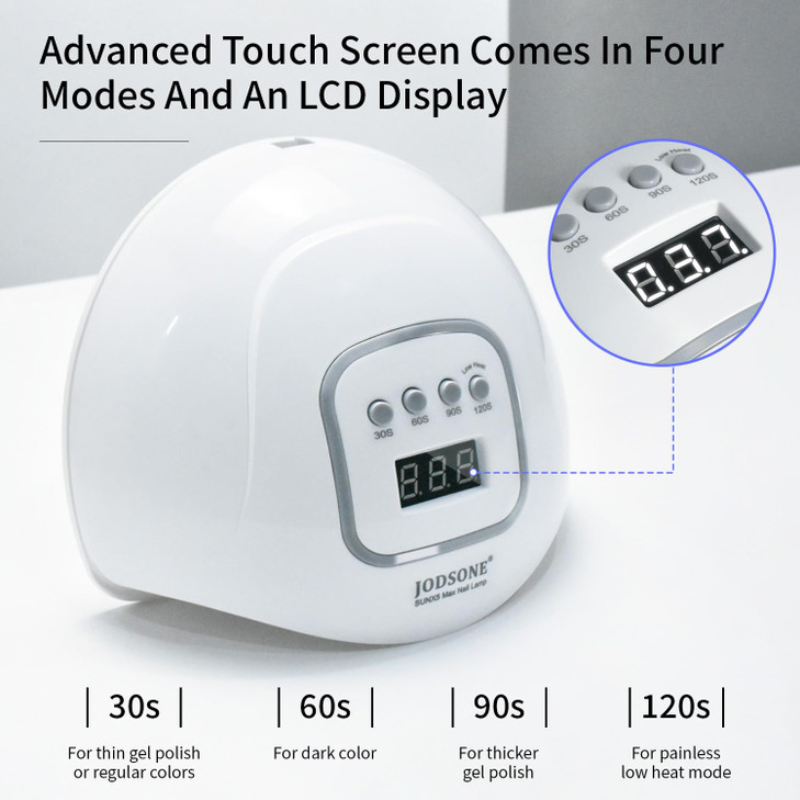 Jodsone U V Led Nail Lamp Nail Dryer For Gel Polish Led Light With Automatic Sensor And 4 Timers