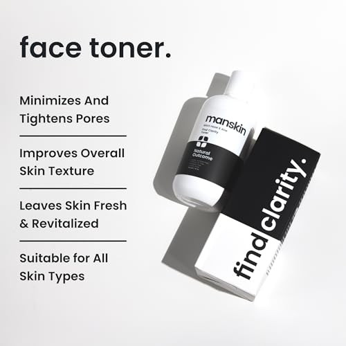 Natural Outcome Man Skin Face Toner Natural Daily Toner Enhances Men Facial Complexion Pore Cleansing Facial Astringent With Witch Hazel And