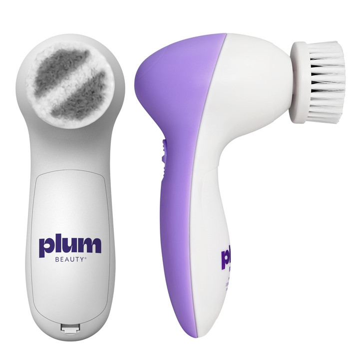 Plum Beauty Face Scrubber Electric Facial Cleansing Brush Rechargeable