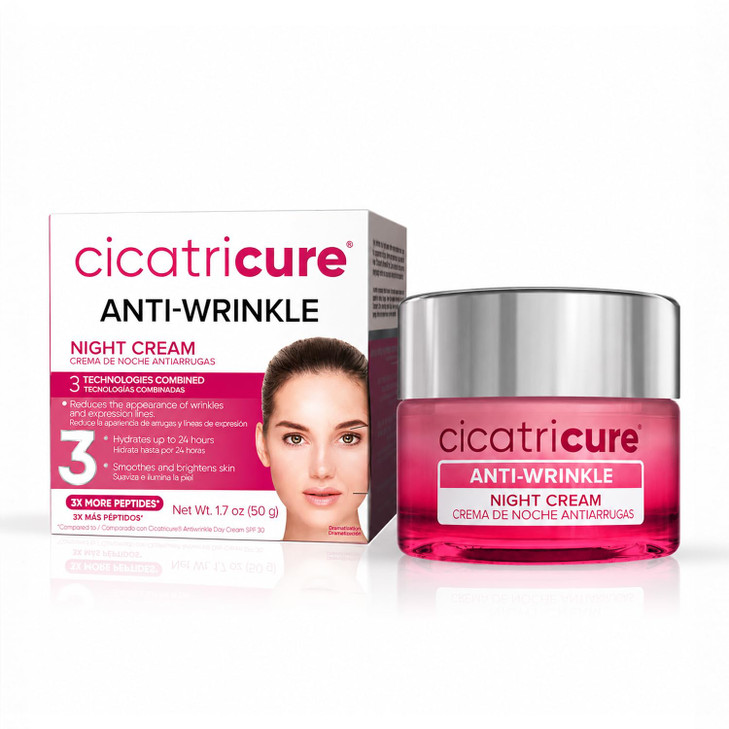 Cicatricure Anti Wrinkle Night Cream Reduces Deep Wrinkles 1.7 Fl Oz