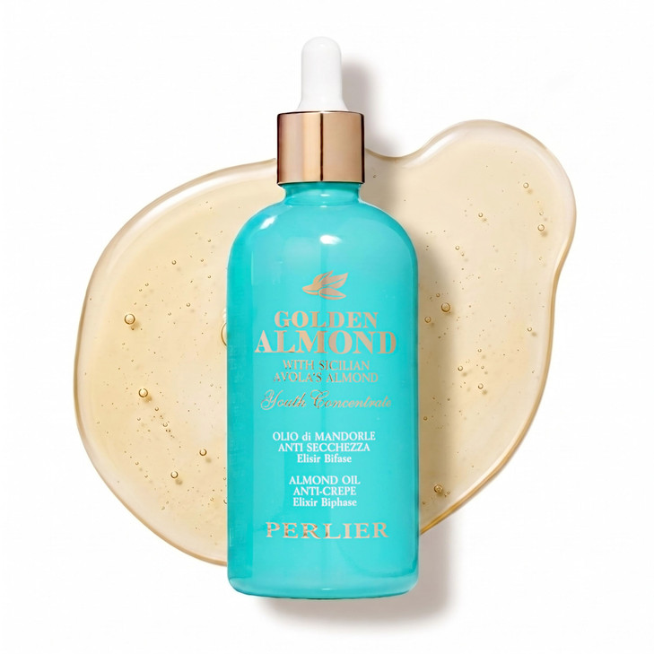 Perlier Golden Almond Bi Phase Oil 3.2 Fl Oz