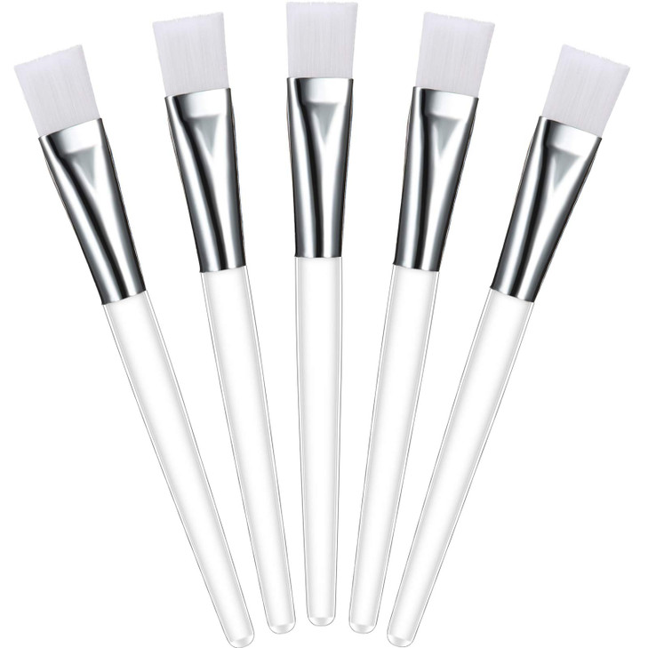 24 Pieces Facial Mask Brush For Esthetician Facial Applicator Transparent