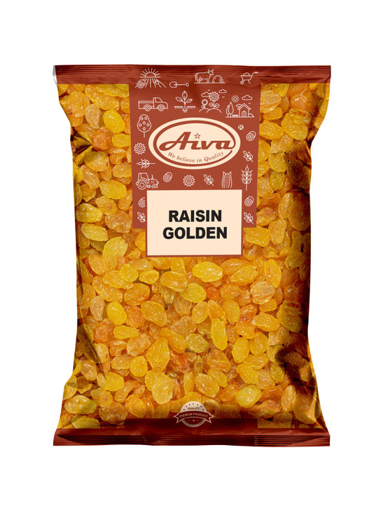 Aiva Golden California Raisins 1 Lb Naturally Sweet Dried Fruit For Snacking Baking And Cooking