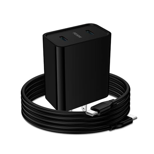 USB C Charger Super Fast iPhone 16e Charging Cord for iPhone 16 Pro Max,16 Plus,16 Pro,16,15 Pro Max,15 Plus,15 Pro,15, 30W Dual Port Wall Charger Ad