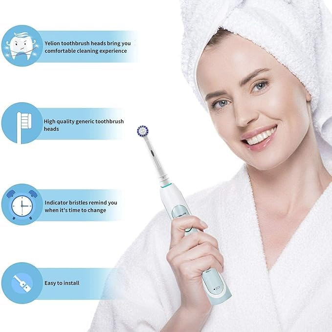 Replacement Toothbrush Heads Compatible With Oral B Braun
