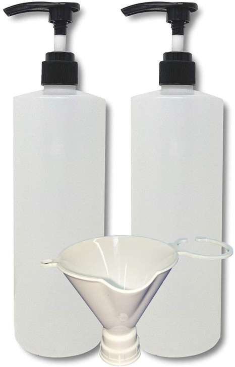 32Oz 1 Quart Refillable Empty Pump Bottle Soap Dispensers For Hand Soap Shampoo Shower Gel Body Wash And Lotion Bpa Free Hdpe Plastic With