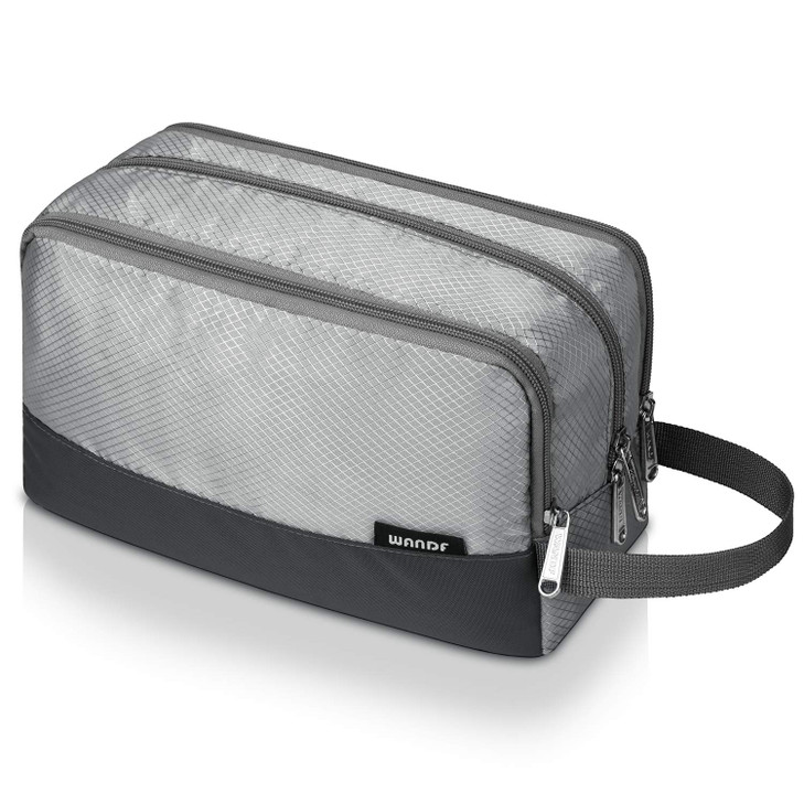 Wandf Travel Toiletry Bag For Men Small Dopp Kit For Toiletries