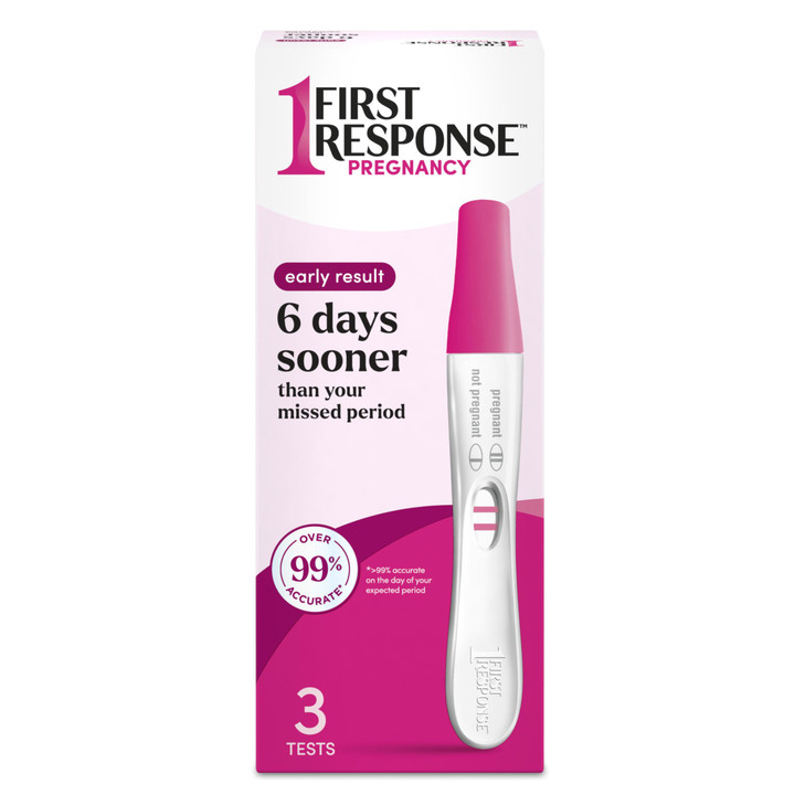First Response Early Result Pregnancy Test, 3 Pack (Packaging & Test Design May Vary)
