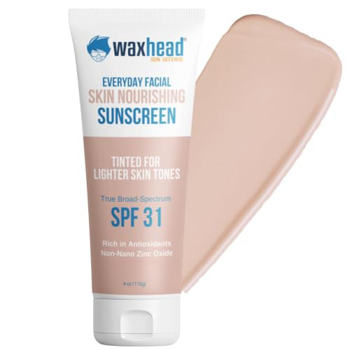 Tinted Mineral Sunscreen For Face Spf 31 Zinc Oxide Sensitive Skin Light