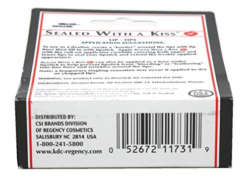 Sealed With A Kiss Lipstick Fixative Roll On Applicator Value Size 12Ml Smear Proof Smudge Proof Kiss Proof