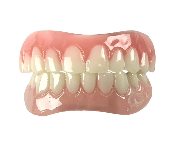 Instant Smile Comfort Fit Flex Teeth Upper And Lower Natural Shade Set