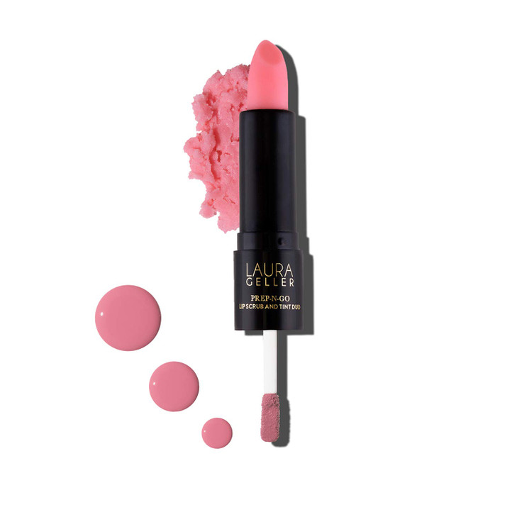 Laura Geller New York Prep N Go 2 In 1 Lip Scrub And Lip Oil Tint Lip Hydrating Oil And Exfoliator Rush Hour