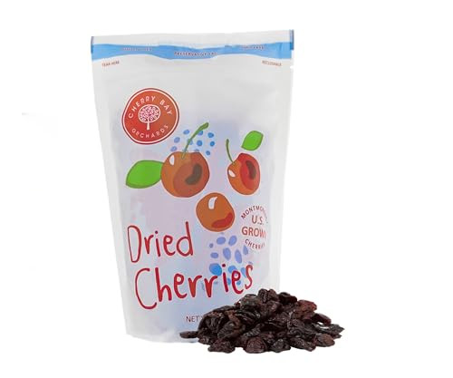 Cherry Bay Orchards Dried Montmorency Tart Cherries 16 Oz Resealable Bag Natural Usa Grown Dried Cherries Gluten Free Non Gmo Kosher Healthy
