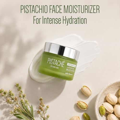 Pistaché Skincare Dewy Face Beauty Set Hydrating Serum And Moisturizer Duo