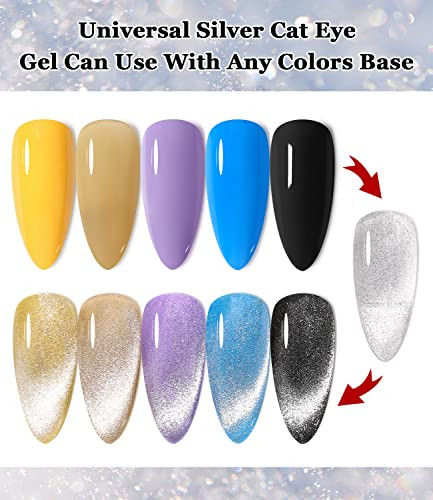 Major Dijit Cat Eye Gel Nail Polish Glitter Holographic Gel Polish With Magnet 15Ml 9D Wide Translucent Uv Cateye For Nail Art